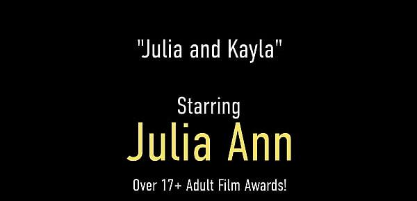  Masturbating MILFs Julia Ann And Kayla Paige Go Wild On Each Other!
